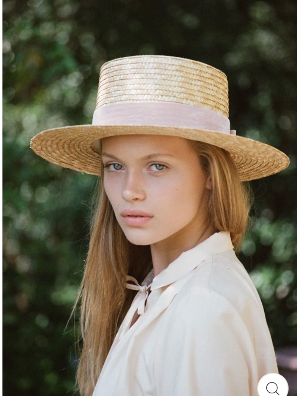 LACK OF COLOR - PINK VELOUR STRAW HAT - Picture 2 of 5